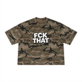 Unisex Boxy Camo Print T-Shirt